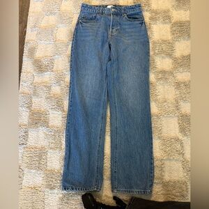 H&M Women's Classic Blue Straight Leg Jeans